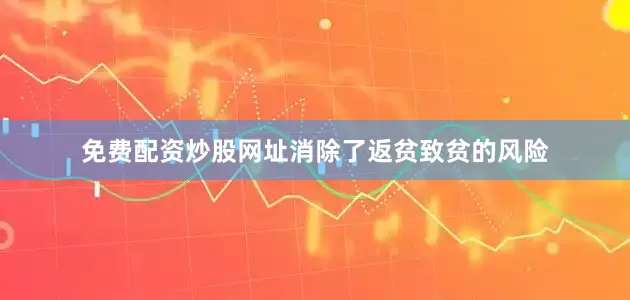 免费配资炒股网址消除了返贫致贫的风险
